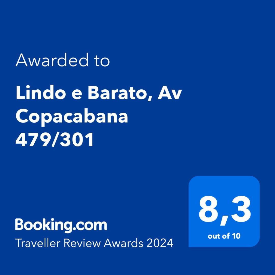 Lindo E Barato, Av Copacabana 479/301 Рио де Жанейро Екстериор снимка